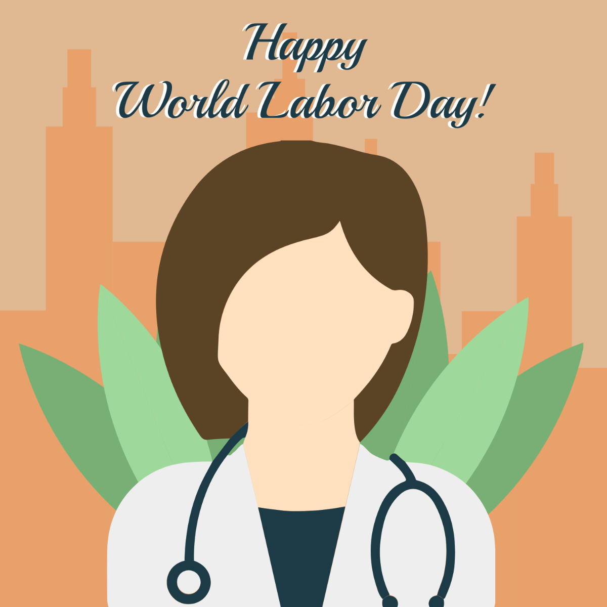 Labor Day Graphic Vector Template
