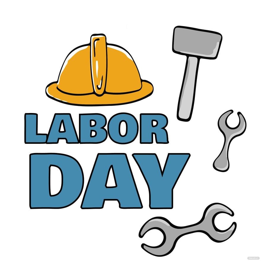 Labor Day Cartoon Vector