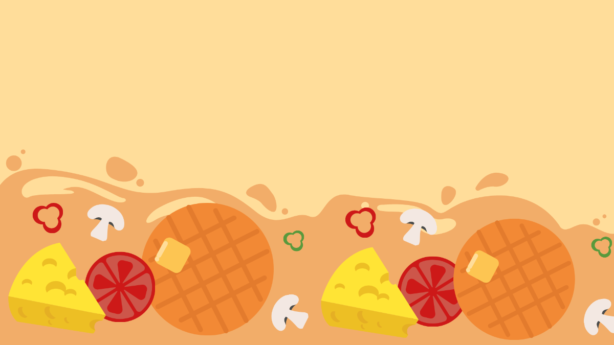 Food Clipart Background Template