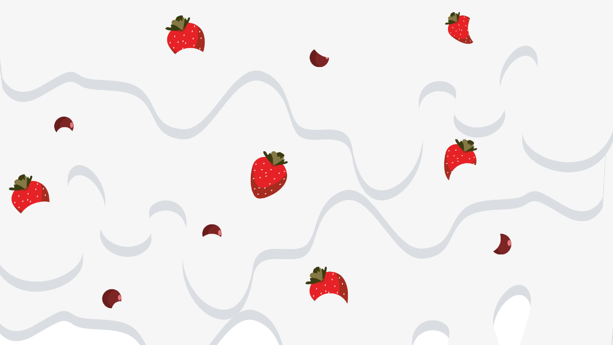 White Food Background Template