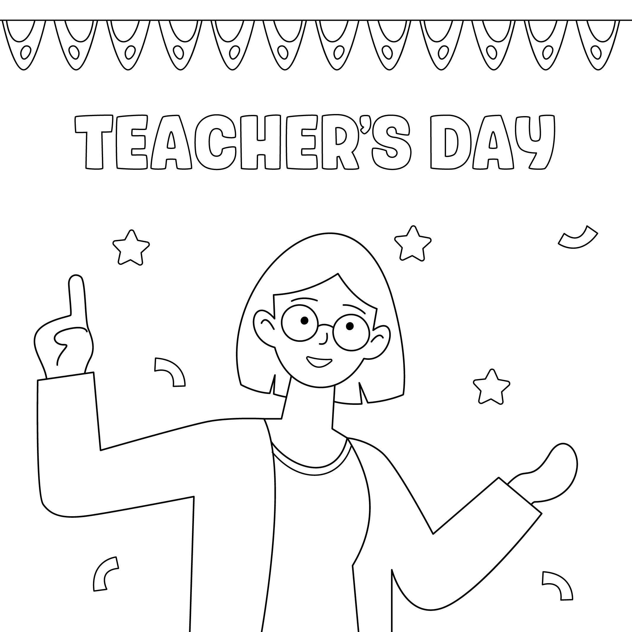 FREE Teacher's Day Drawing - Image Download in Word, Google Docs, PDF ...