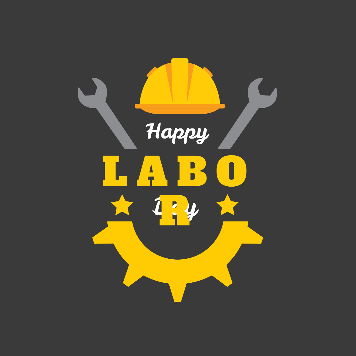 Labor Day Logo Vector Template