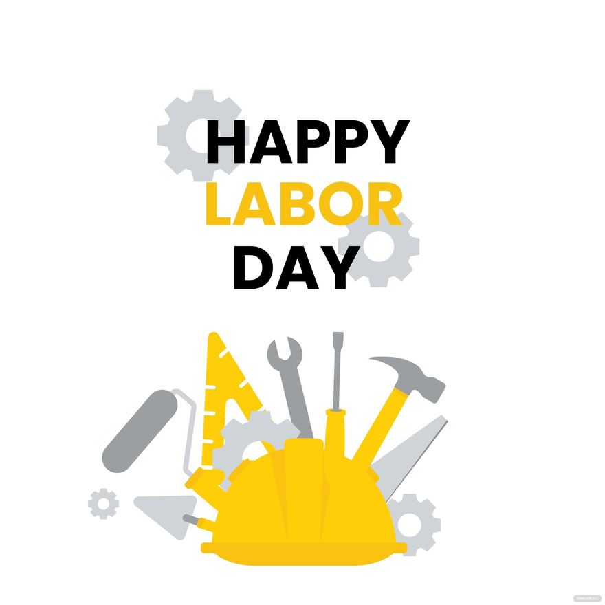 Labor Day Sign Vector