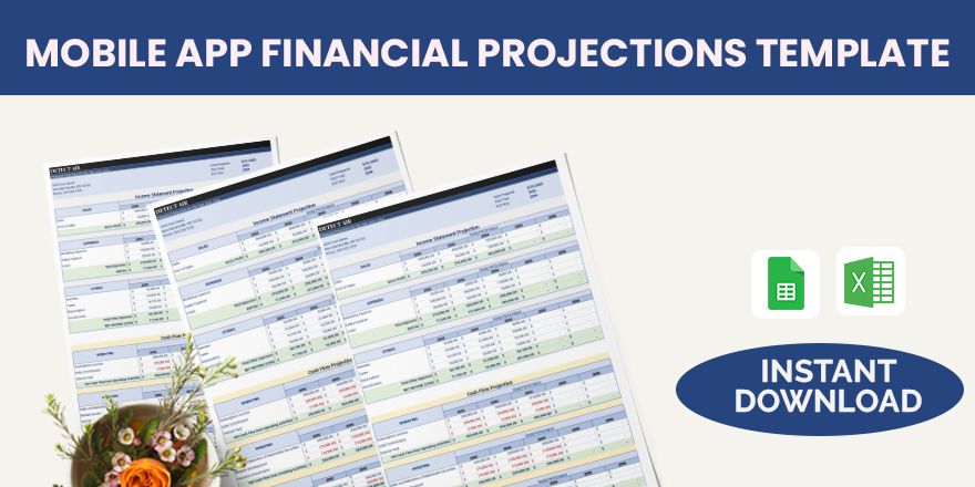 Professional Services Financial Projections Template Google Sheets