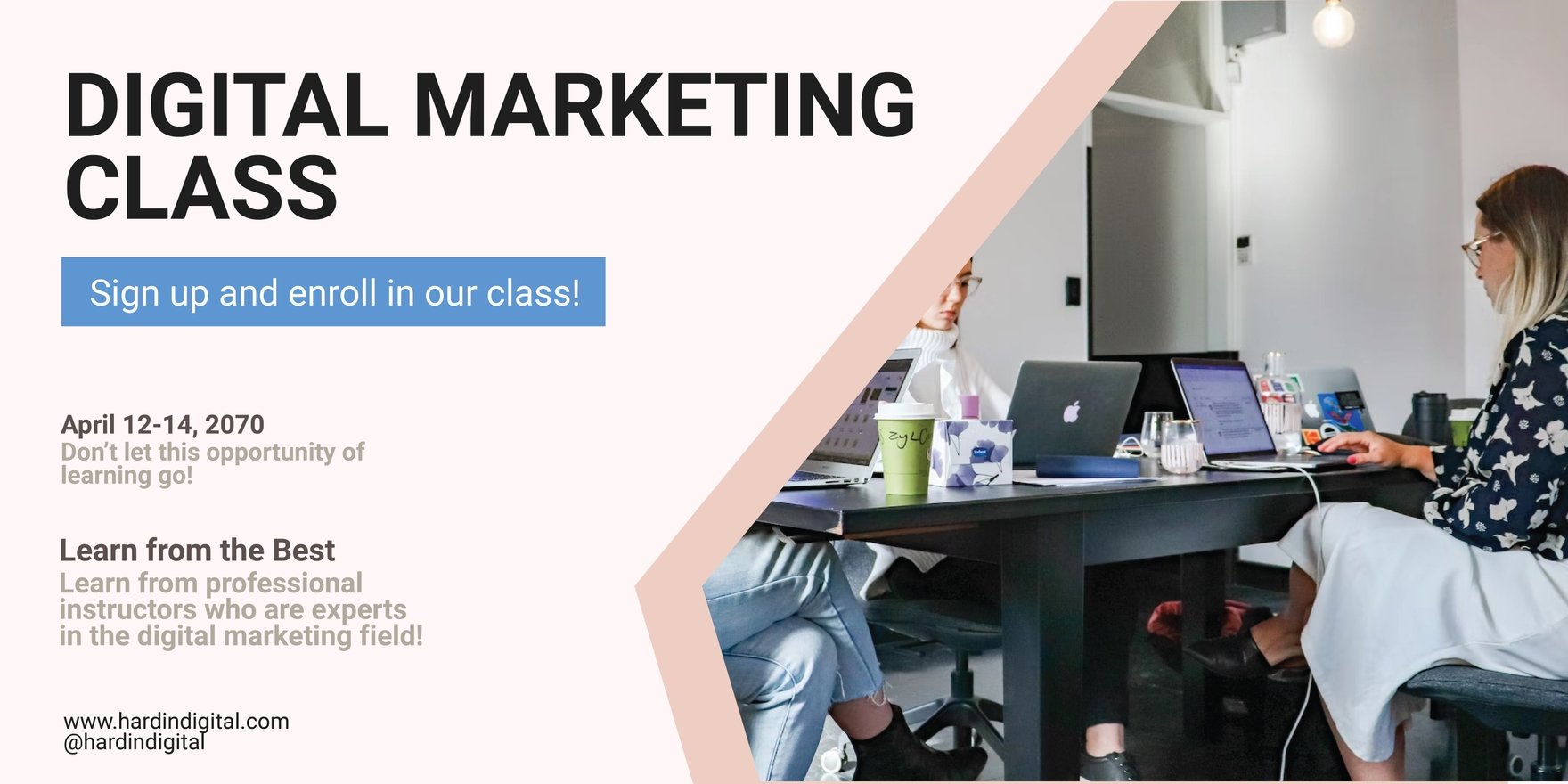 Digital Marketing Class Banner