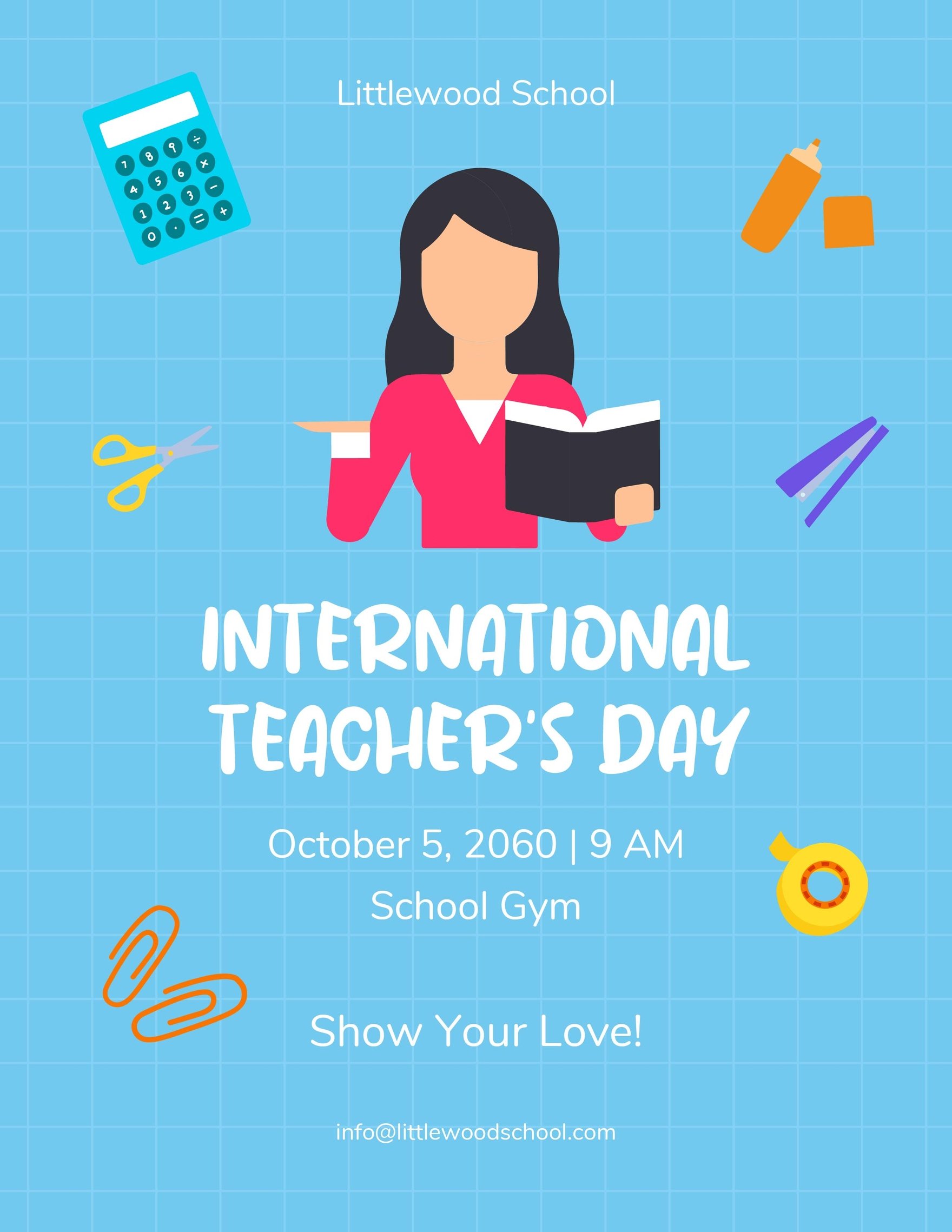 Free International Teacher's Day Flyer