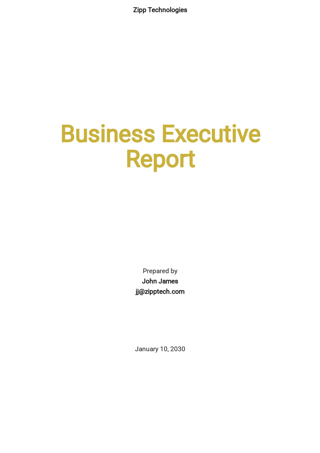 34+ FREE Business Report Templates [Edit & Download] | Template.net