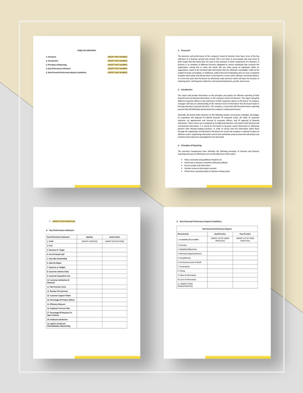 Executive Report Template Word FREE 11+ Sample Executive Summary