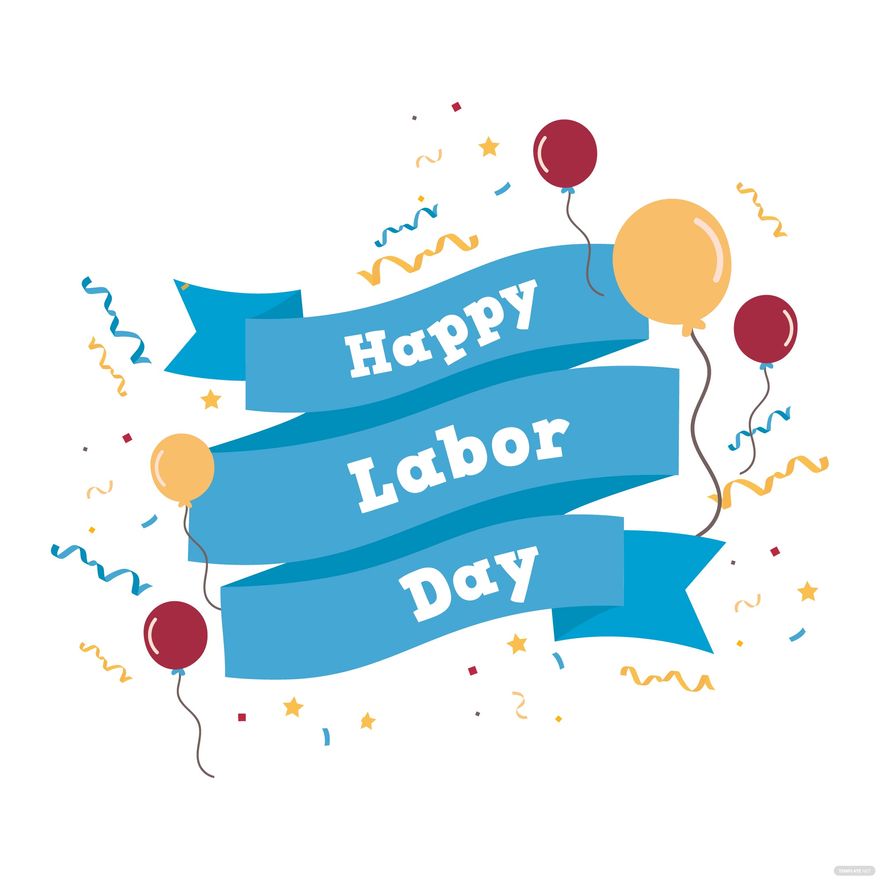 Free Labor Day Graphic Clipart in Illustrator, PSD, EPS, SVG, JPG, PNG