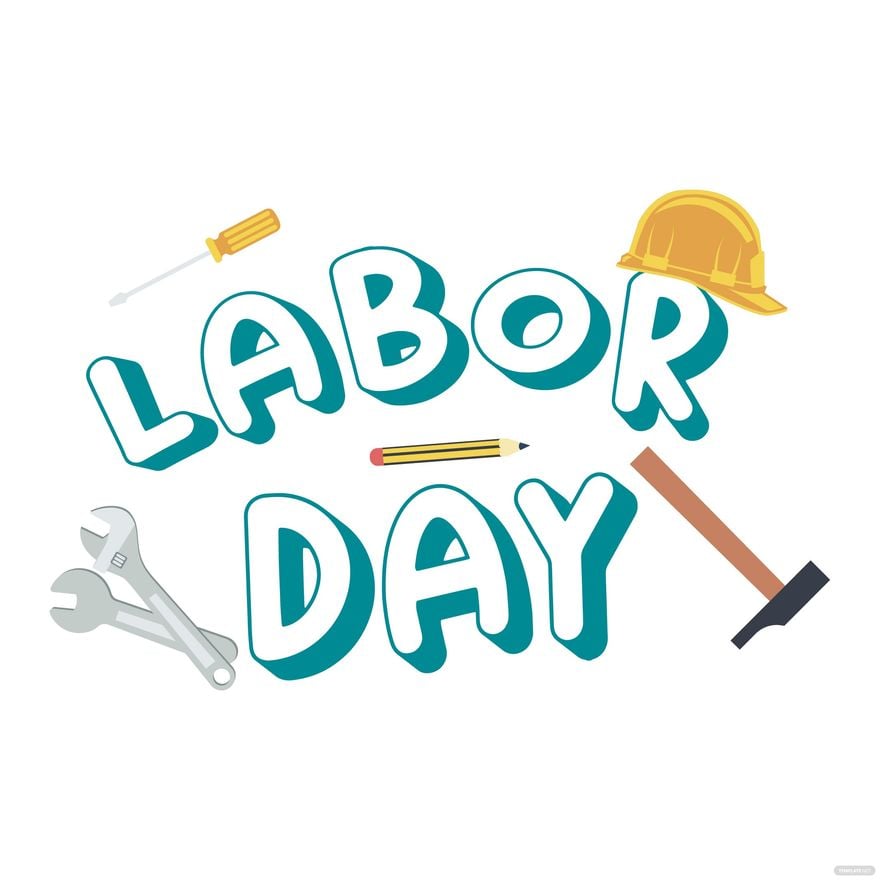 Labor Day Cartoon Clipart