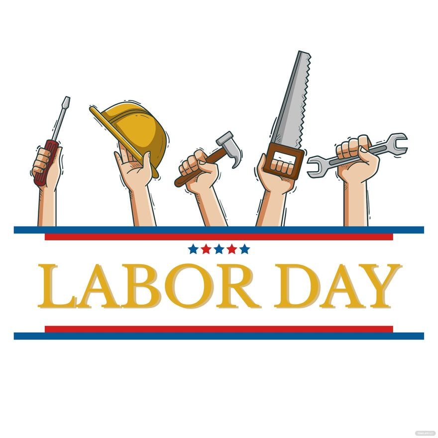 Labor Day Design Clipart
