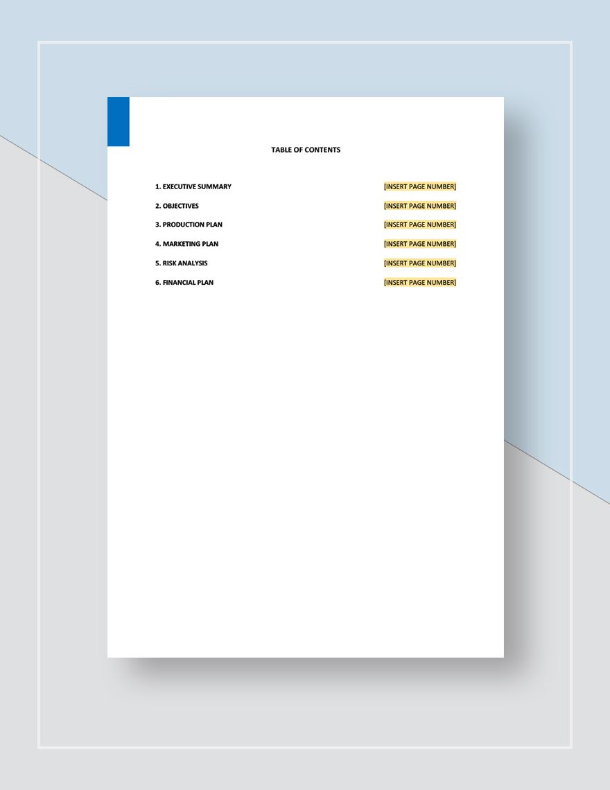 Business Growth Plan Template