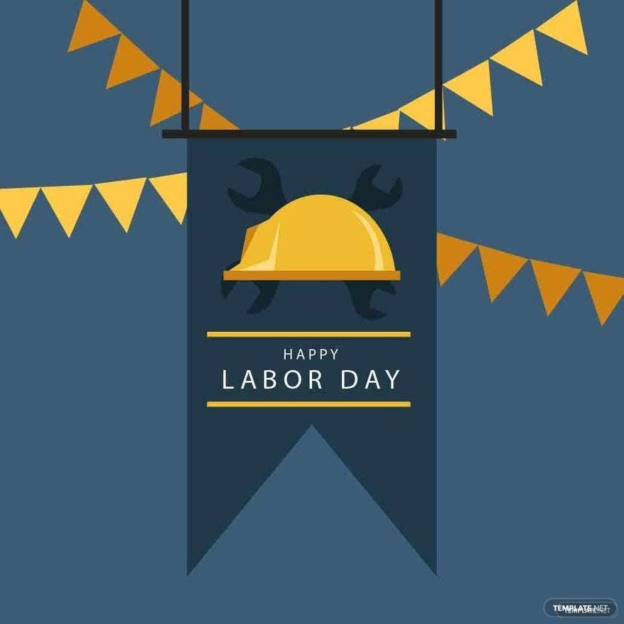 Labor Day Flag Vector