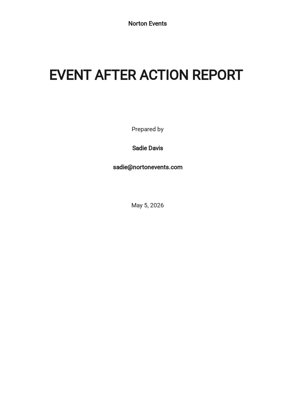 5+ FREE Event Report Templates [Edit & Download]