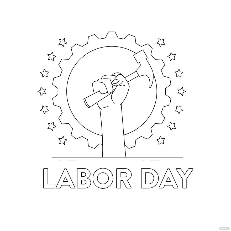 Labor Day Celebration Drawing
