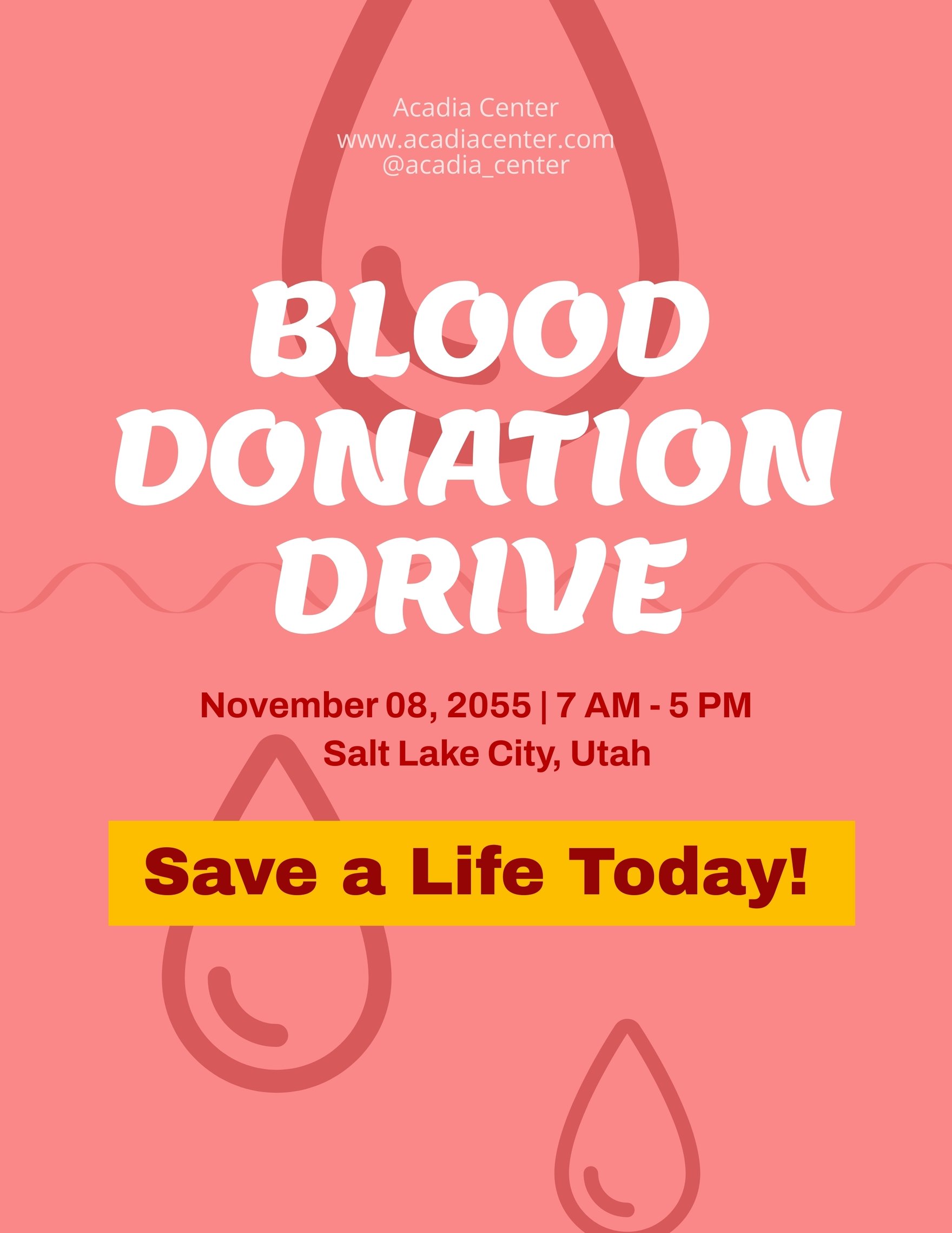 Blood Donation Flyer Template