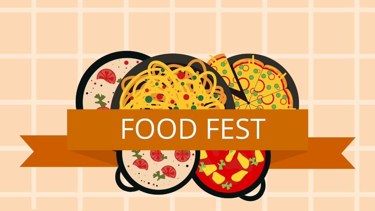 Food Fest Background Template