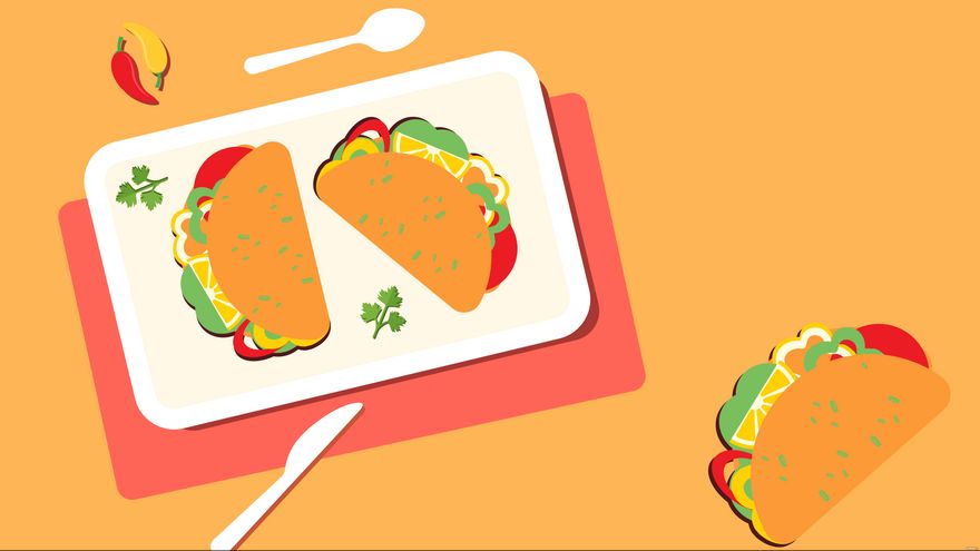 Free Mexican Food Background in Illustrator, EPS, SVG, JPG, PNG