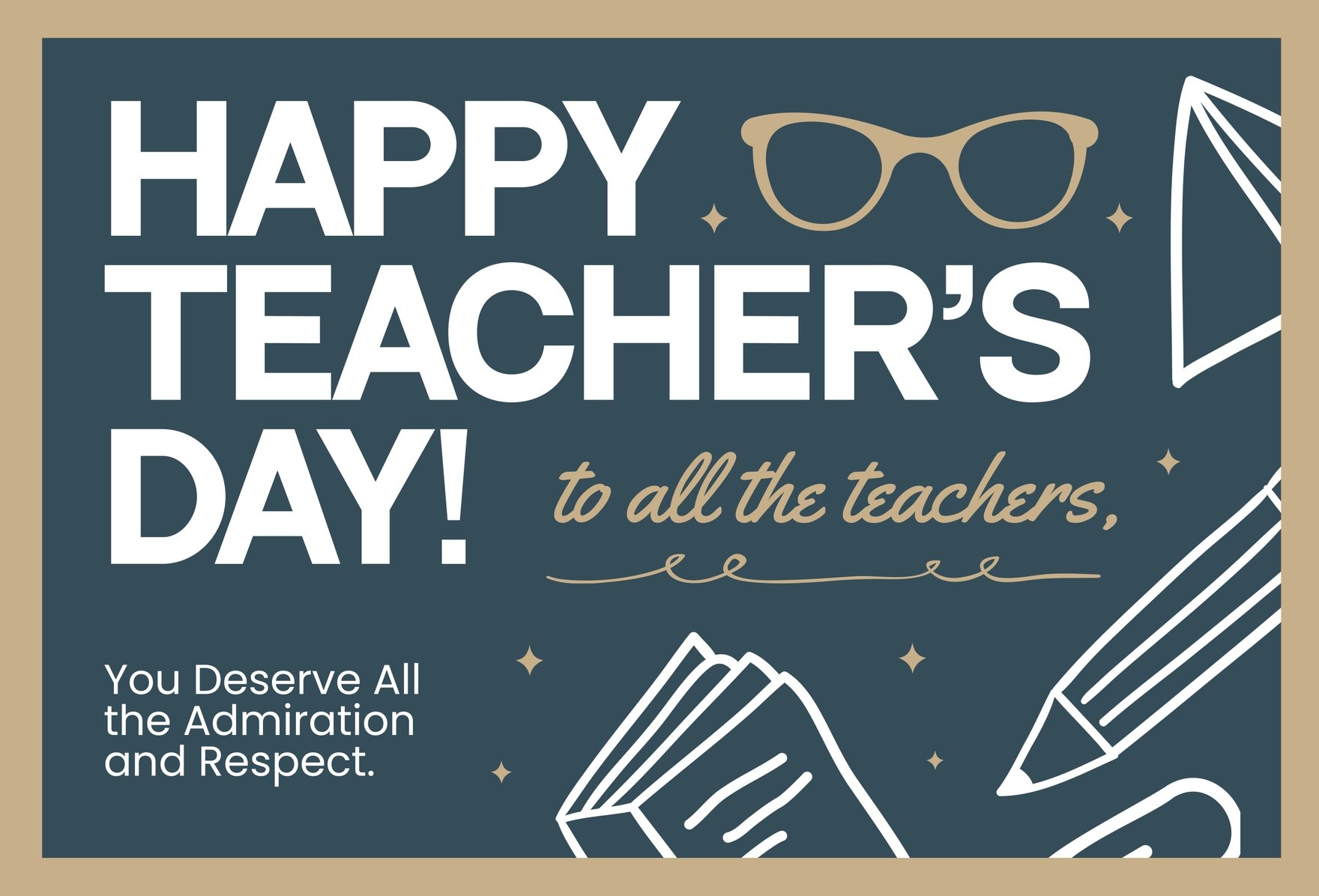Free Happy Teacher's Day Messages Wishes in Word, Illustrator, PSD