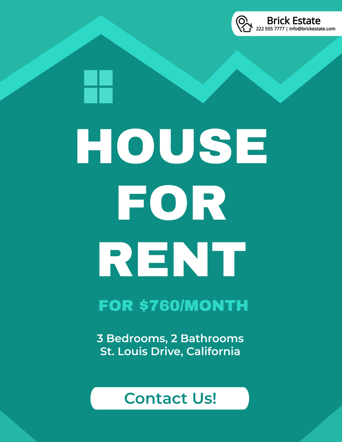 House For Rent Flyer Template