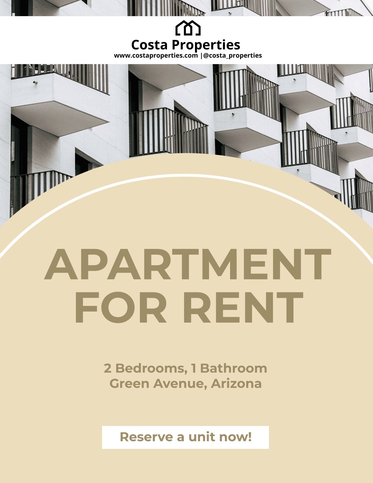 Apartment For Rent Flyer