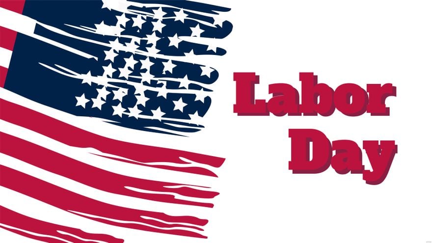 Free Usa Labor Day Background in Illustrator, EPS, SVG, JPG, PNG