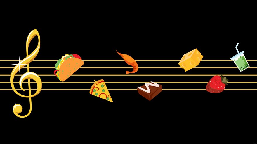 Free Food Music Background