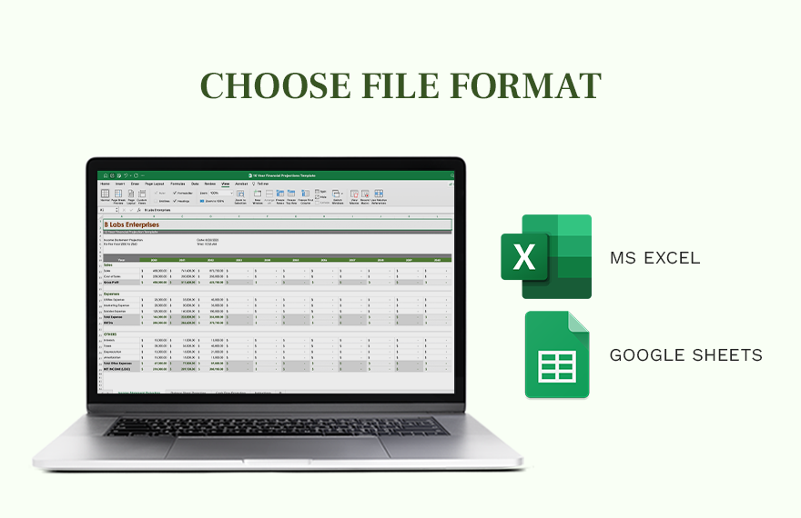 10 Year Financial Projections Template - Download in Excel, Google ...