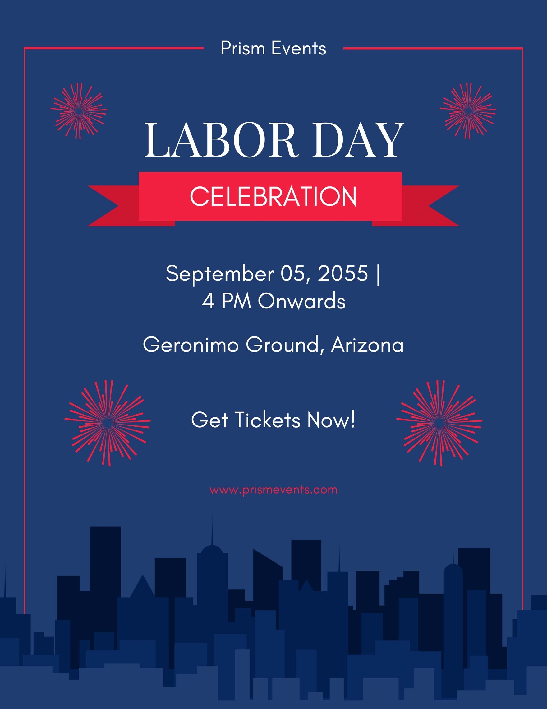 Labor Day Celebration Flyer Template