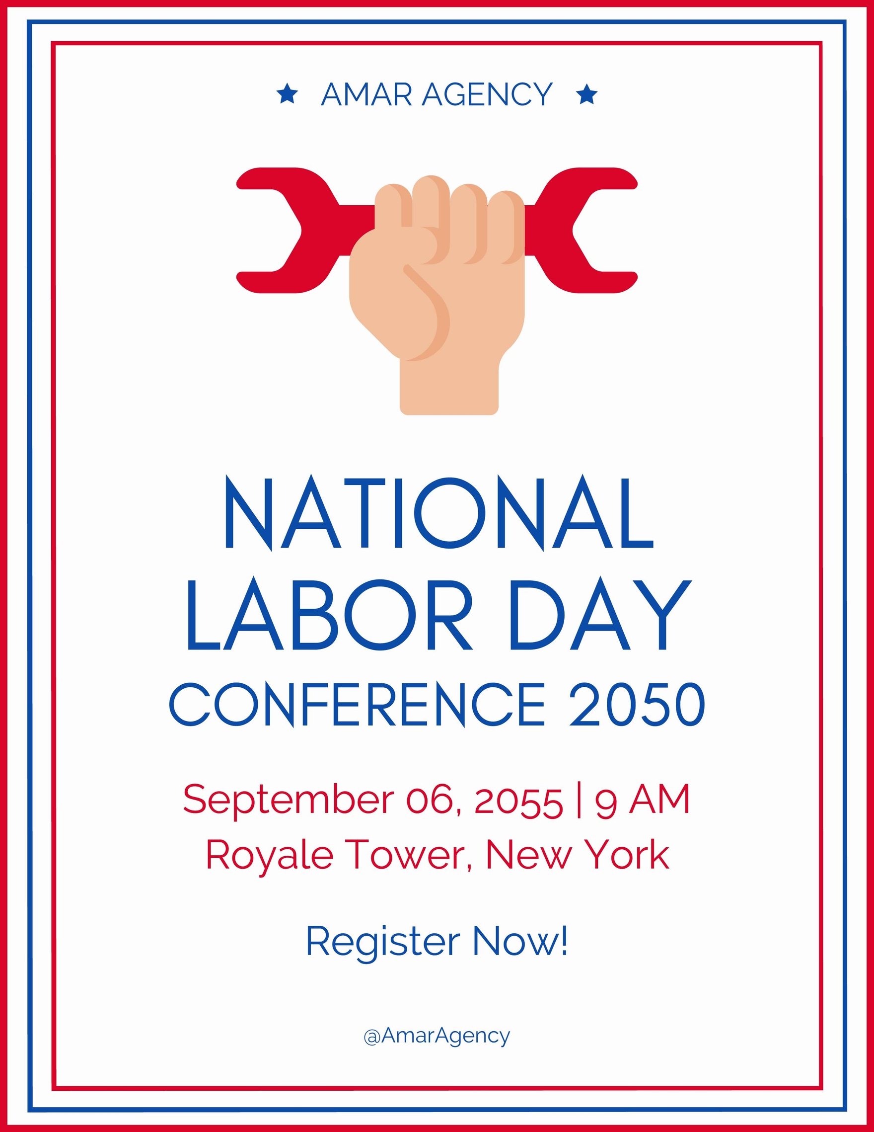 National Labor Day Flyer Template