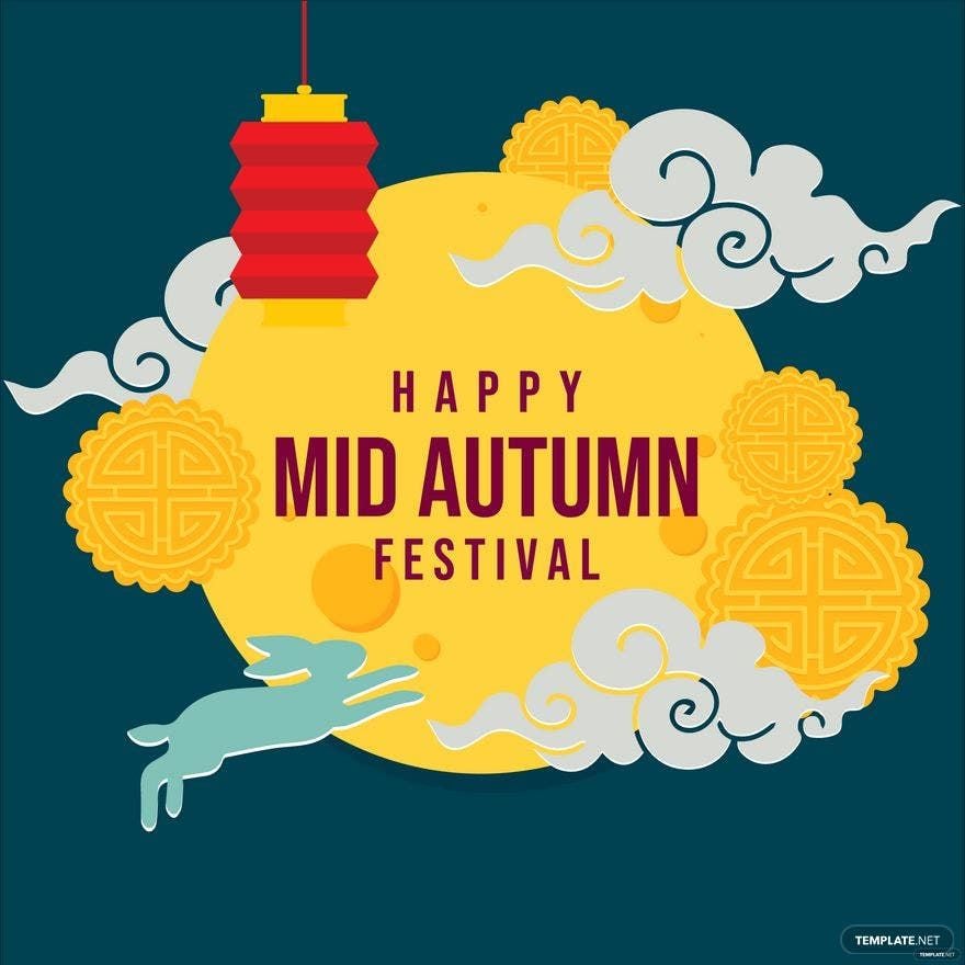Mid-Autumn Festival Celebration Vector