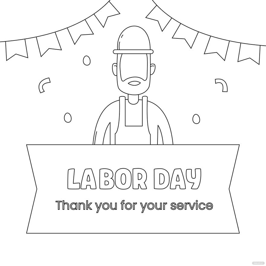 Labor Day Message Drawing