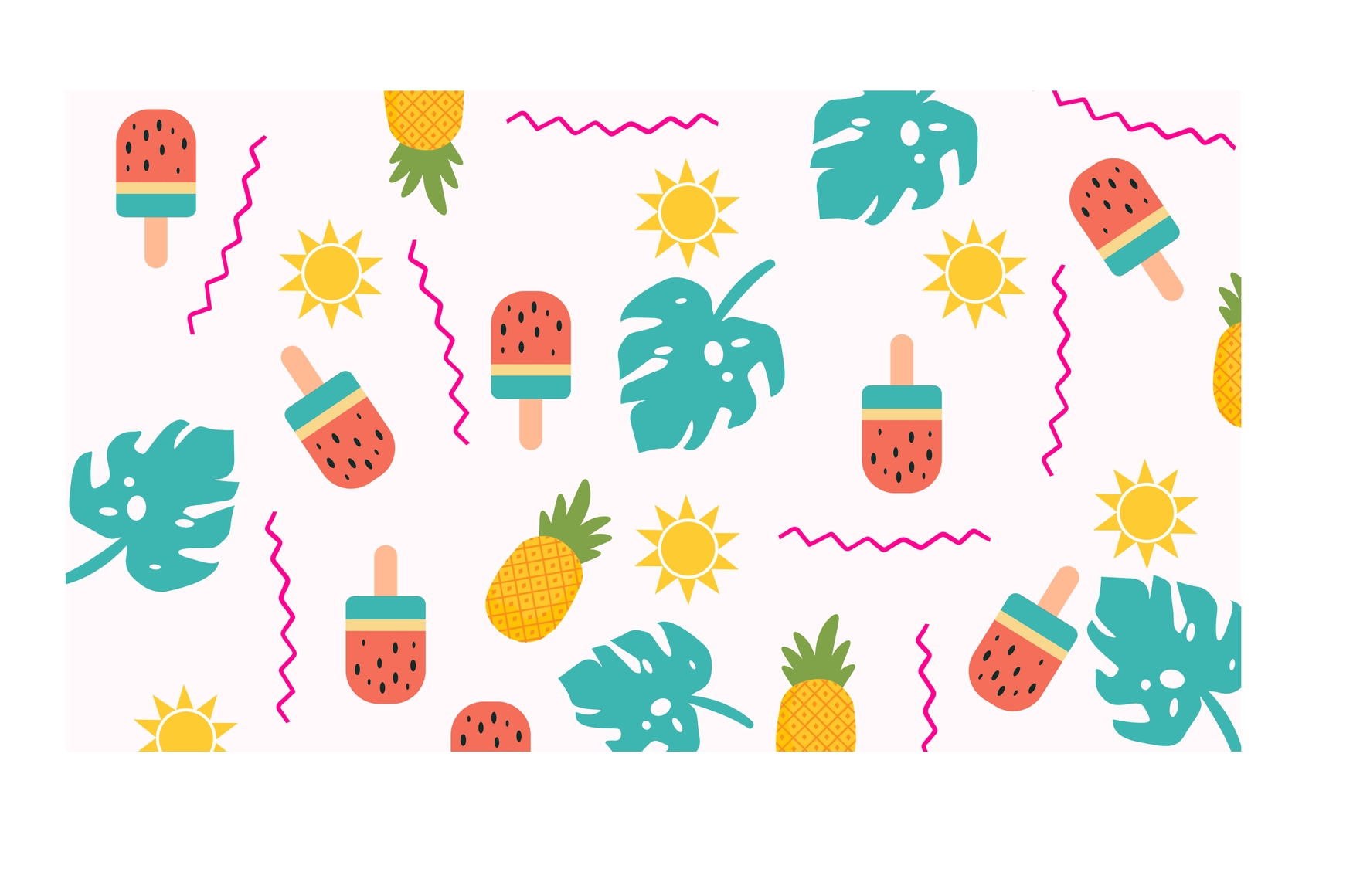 Summer Pattern Background