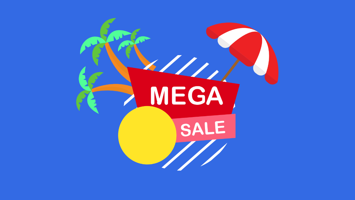 Summer Sale Background Template