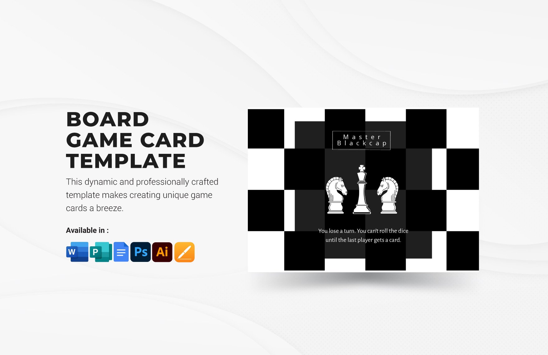 Board Game Card Template
