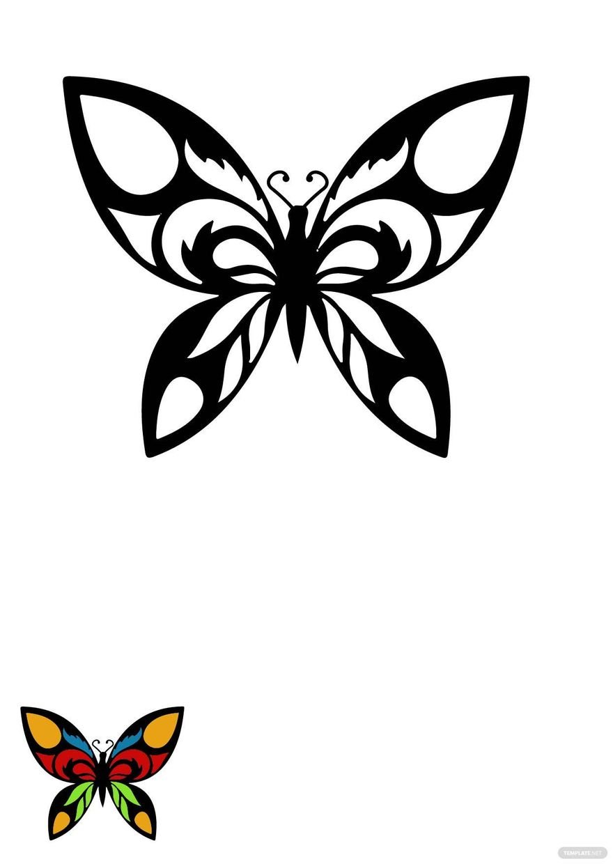 Free Butterfly Mandala Coloring Pages