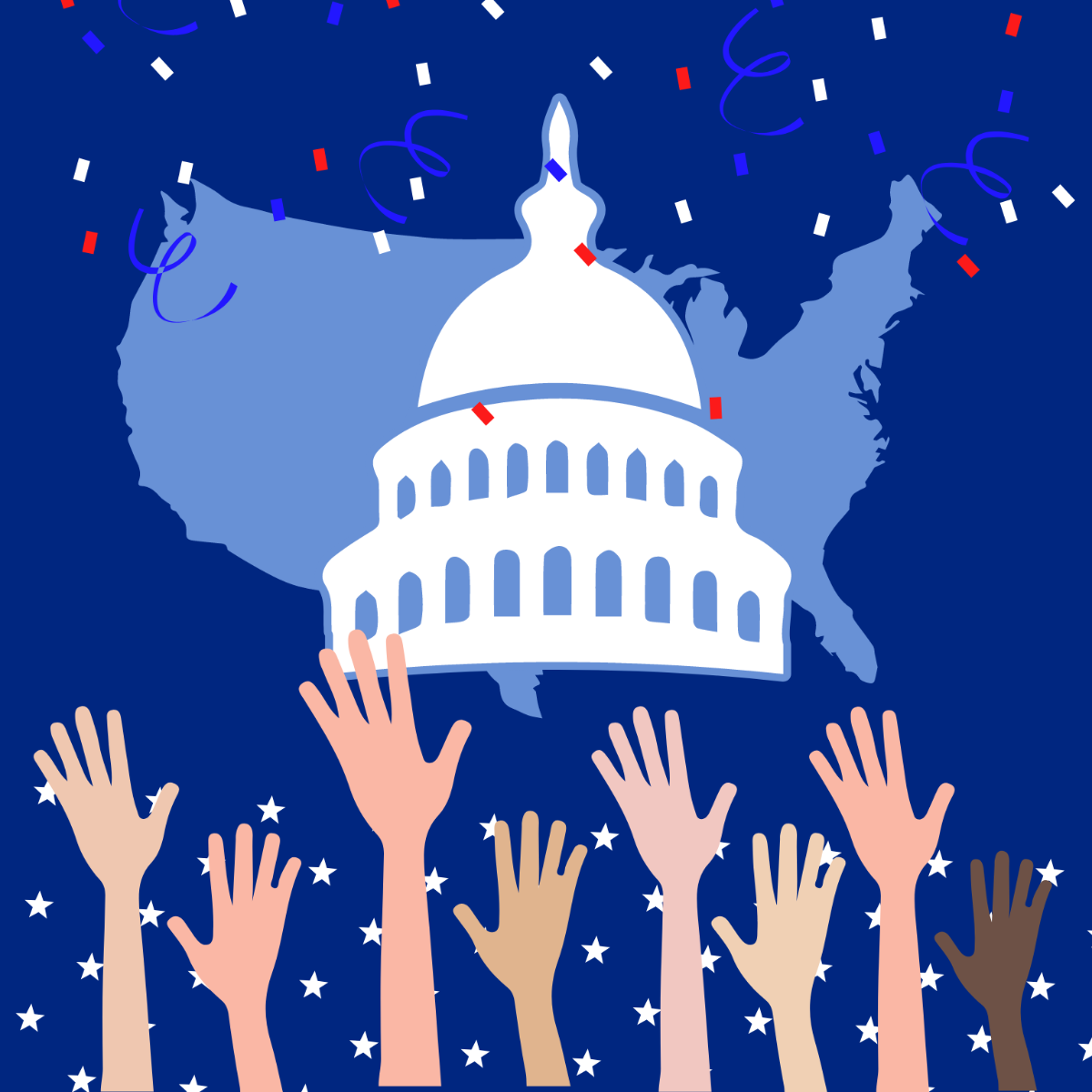 Free Constitution and Citizenship Day Celebration Vector Template