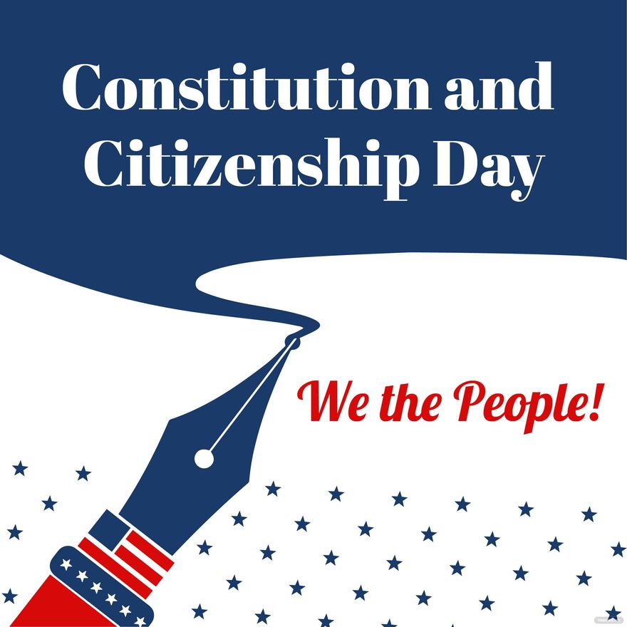 Constitution and Citizenship Day Vector Art