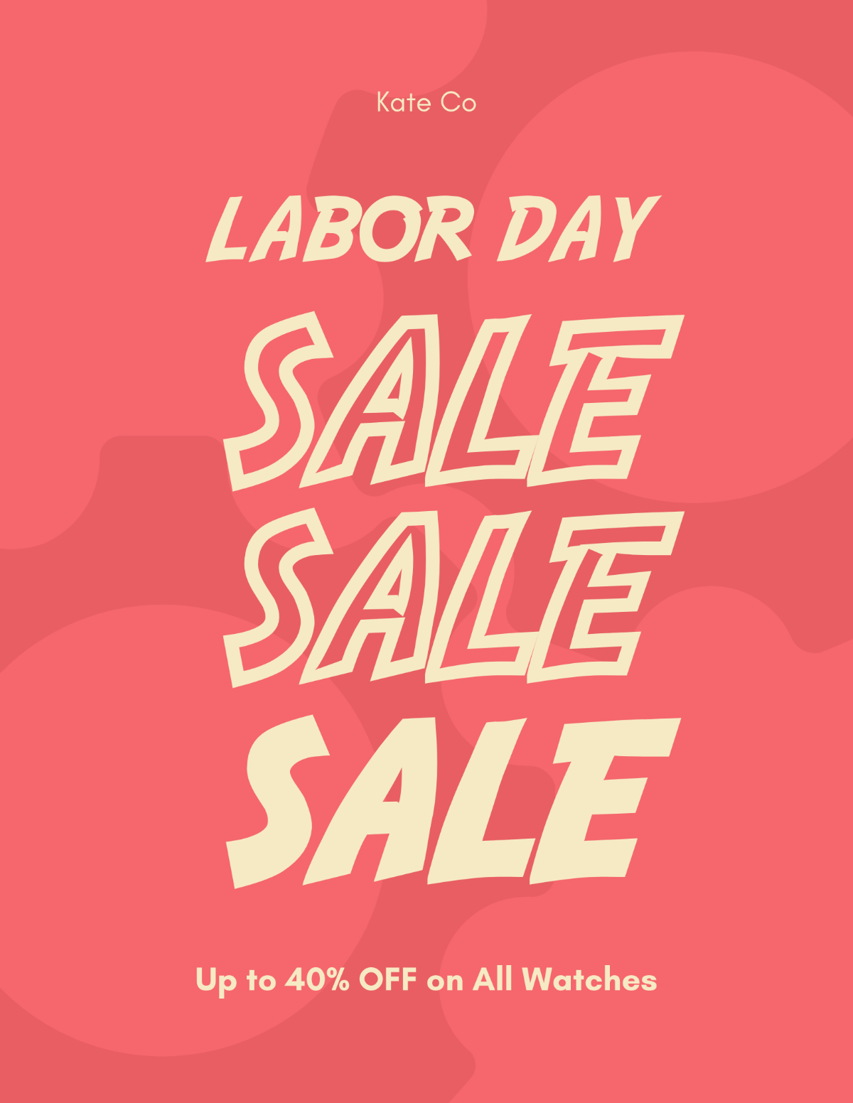 Modern Labor Day Flyer Template