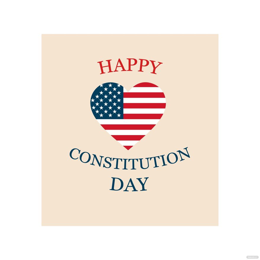 Constitution and Citizenship Day Card Clip Art