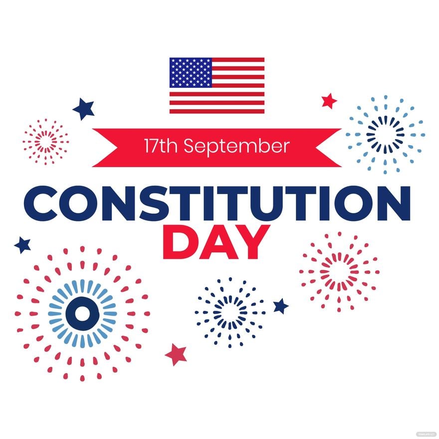 Constitution and Citizenship Day Celebration Clip Art