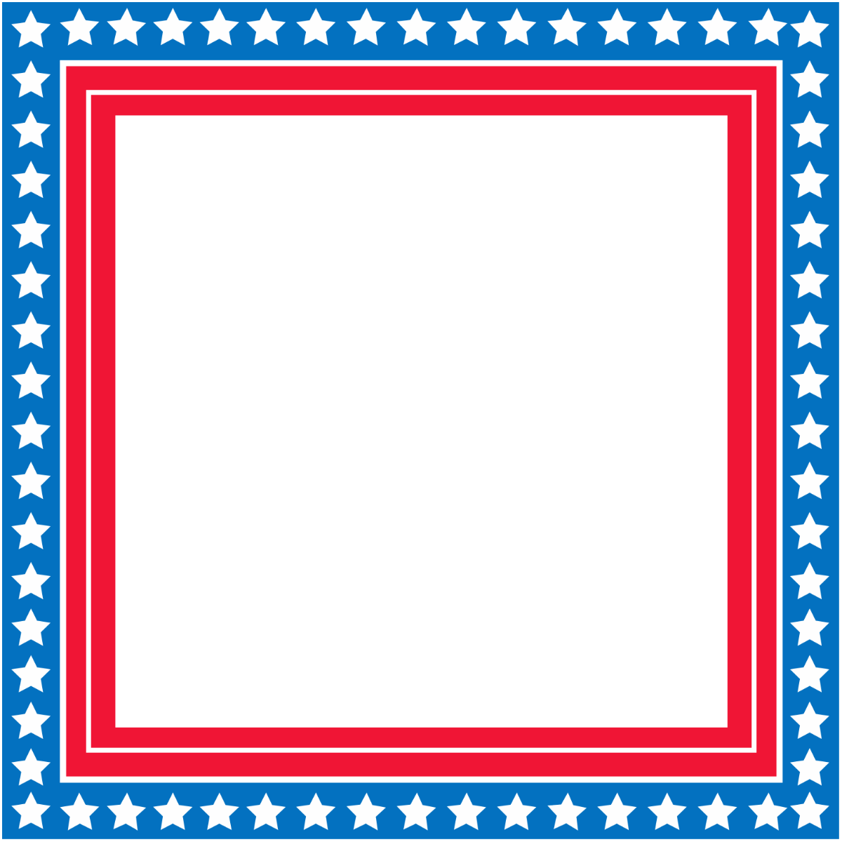 Constitution and Citizenship Day Border Clip Art Template
