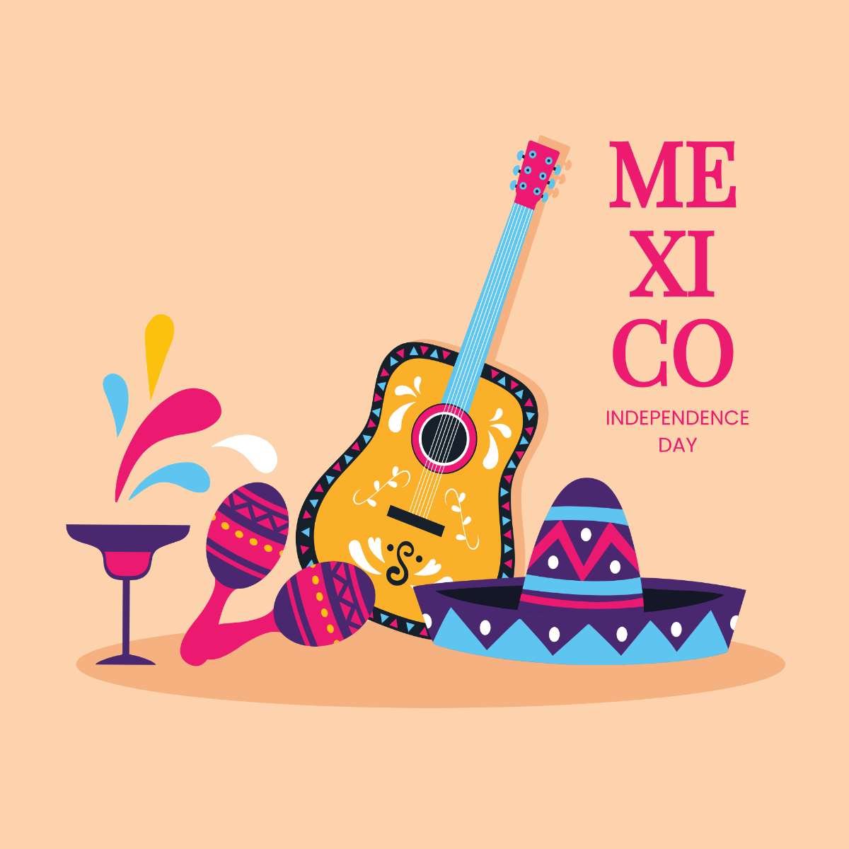 Free Transparent Mexican Independence Day Clip Art Template