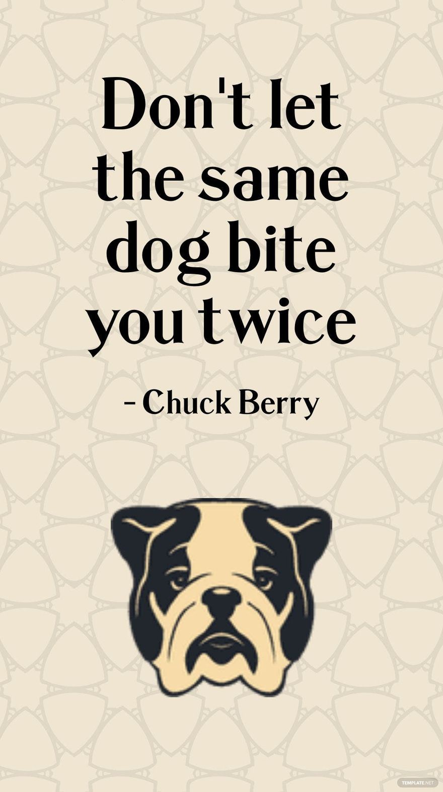 Free Chuck Berry - Don't let the same dog bite you twice in JPG