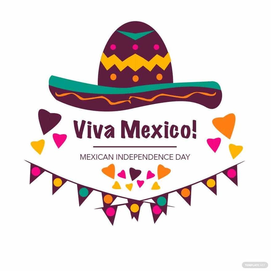 Free Mexican Independence Day Concept Clip Art in Illustrator, EPS, SVG, JPG, PNG