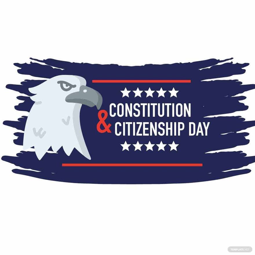 Cartoon Constitution and Citizenship Day Clip Art in Illustrator, EPS, SVG, JPG, PNG