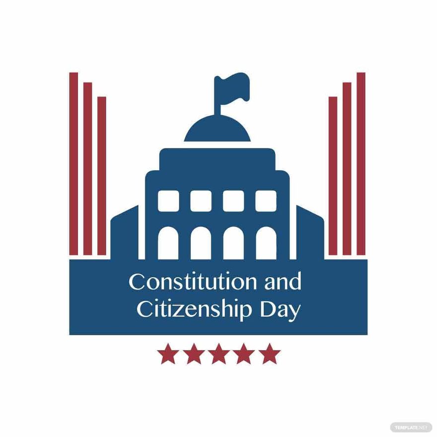 Transparent Constitution and Citizenship Day Clip Art