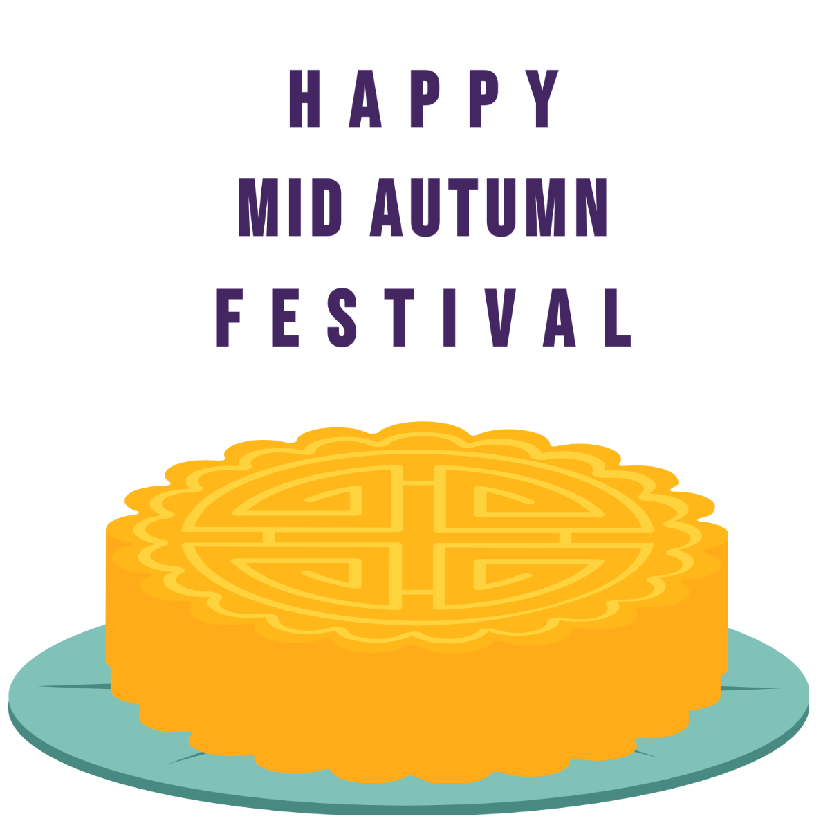 Free Happy Mid-Autumn Festival Clip Art Template