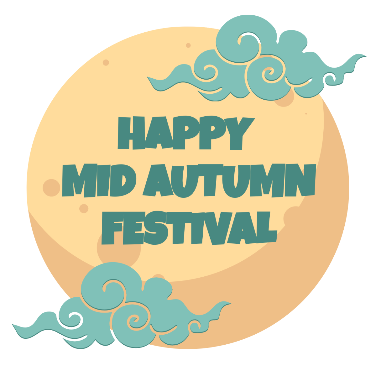 World Mid-Autumn Festival Clip Art Template