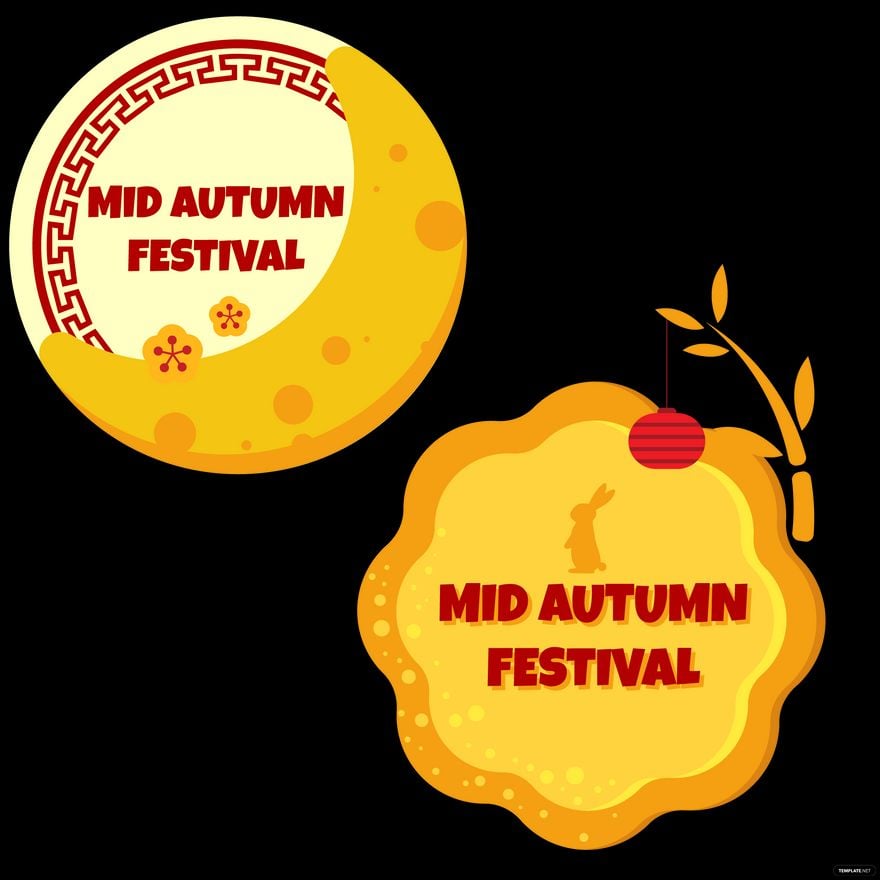 MidAutumn Festival Promotional Clip Art in Illustrator, SVG, PSD, JPG